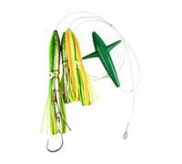 Signes de calamars : semelles de jupe d'eau salée, leurres de pêche à la traîne d'appât de mer souple UV | Jupes de calamars qui attirent les crochets, thon pieuvre artificiel pour aventures