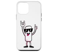 Signes de Main Double Rock Blanc Cool Mascotte Punk Vibe Graphique Coque pour iPhone 12 Mini