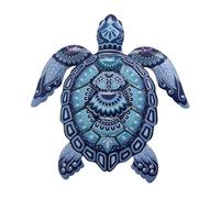 SIGNES GRIMALT Déco Murale Métal : Tortue marine bleue, Collection Moana, Hauteur 30,5 cm