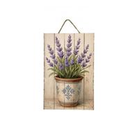 SIGNES GRIMALT Décoration Murale Lavande de Provence - Toile Imprimée 30x20 cm - Tableau Floral