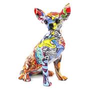 Signes Grimalt - Figurine Chihuahua multicolore en résine 25 * 17 * 12cm Figure de chien