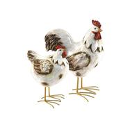 Signes Grimalt - Figurines décoratives Poules Comprend 2 Unités Figurines Animales Collection Rustique