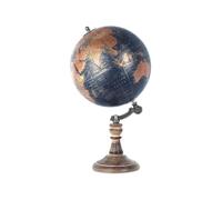 Signes Grimalt - Globe terrestre noir 20 cm. Collection de carte du monde de décoration de globe du monde
