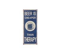 SIGNES GRIMALT Grande plaque métallique rectangulaire Beer
