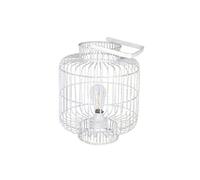 SIGNES GRIMALT Lampe Blanche en métal patiné Or transportable LED 36 cm