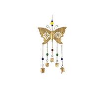 SIGNES GRIMALT Mobile 5 clochettes Papillon en métal - Hauteur 49 cm - Largeur 17.5 cm