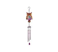 SIGNES GRIMALT Mobile sonore en métal Chouette modèle Rouge - Hauteur 93 cm - Largeur 12 cm - Profondeur 7 cm