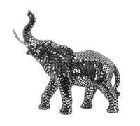 Signes Grimalt - ORIGEN Home Decor Éléphant d'Afrique et éléphants Figurine d'éléphant gris - 36x38x14cm
