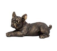 Signes Grimalt - ORIGIN Home Decor Chien Bouledogue Animaux Gris Chien Figure - 16x31x16cm