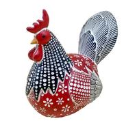 Signes Grimalt - ORIGIN Home Decor Figurine Coq Poule Rouge - 14x18x10cm