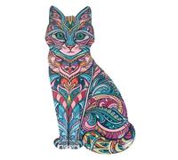 Signes Grimalt - ORIGIN Home Decor Jardin Chat Bleu Figure 23x13x1cm