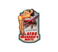 SIGNES GRIMALT Plaque métallique relief Pin Up - Hauteur 60 cm x largeur 37 cm x Profondeur 1 cm