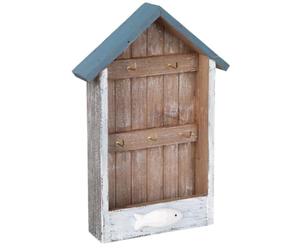 SIGNES GRIMALT Porte-Clés Mural en MDF avec 5 Crochets - Range-Clés Décor Maison Bord de Mer - 19 x 27,5 cm
