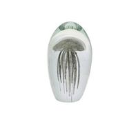 SIGNES GRIMALT Presse papier Méduse grise en verre - Hauteur 11 cm - Diamètre 7 cm