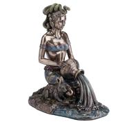 SIGNES GRIMALT Statue Ixchel, Déesse chamane de la Lune, protectrice des Femmes et de la Pluie, Hauteur 16 cm