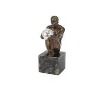 SIGNES GRIMALT Statuette Homme sur socle - Profondeur 10 cm - Largeur 9 cm - Hauteur 25 cm