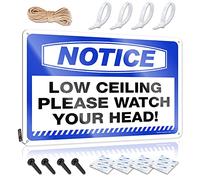 Signes vintage drôles Avis plafond bas Please Watch Your Head! Panneau en étain Panneaux extérieurs et décoration pour chambre à coucher (taille : 30 x 40 cm)