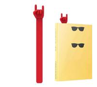 Signet de doigt - marque-page portable en forme de dessin animé 3D pour la lecture - Porte-Page de livre multifonctionnel en Silicone, beau marqueur de Page de livre amusant pour les cadeaux de lectur