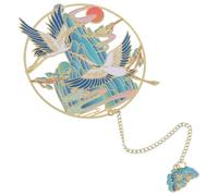 Signet de Lecture en Laiton avec Pendentif, Style Vintage | Page Plat Gravé, N’abîme Pas les Feuilles, Usage École et Maison, pour Journaux