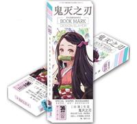 Signet En Papier Demon Slayer Avec Pompon, Nezuko Tanjiro Inosuke Zenitsu, Clip De Livre, Marque De Pagination, Papeterie Scolaire Pour Étudiants