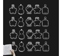 Signets de bricolage pour le printemps, marque-page floral bricolage - Kit de signet transparent de bricolage de 20 pièces avec fleurs séchées | Marque-page Écrivains Lecteurs pour une atmosphère