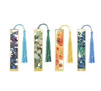 Signets Floraux 4 Pièces, Signets En Métal Vintage, Signets Créatifs, Signets Cadeaux, Accessoires De Lecture