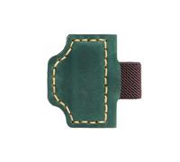 Signets magnétiques en cuir avec porte-fente de portefeuille élastique page Marqueur pour les signets en cuir amoureux étudiant