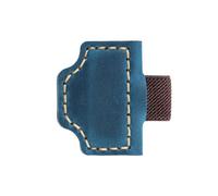 Signets magnétiques en cuir avec porte-fente de portefeuille élastique page Marqueur pour les signets en cuir amoureux étudiant
