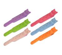 Signets Mignons pour Femmes - Ensemble de Marque-Pages Chats Maintenant de Page Automatique | 6 Marque-Pages en Silicone Maintenant les Pages, Accessoires de Lecture pour Adultes, Étudiants et