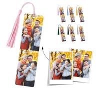 Signets Personnalisée avec Photo-Marque-pages personnalisé-pour Petite Amie, Enseignant, Famille, Anniversaire, Noël, Saint-Valentin Cadeaux Personnalisés（2 image）