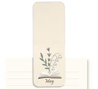 Signets - Porte-signet en cuir PU vintage - Marque-page magnétique floral - Pour , garçons, femmes, hommes, enseignants, couples, écoles, bureau, étude, agenda, agenda et