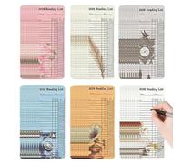 Signets pour la Lecture - 60 Pièces Marque-pages Accessoire De Bibliothèque,Cartes De Suivi De Livres,pour Liseurs Étudiants Enseignants et Adultes