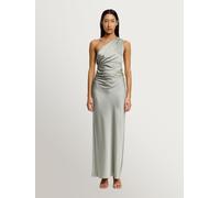 Significant Other Robe longue asymétrique en satin Significant Other Angela Vert EU 42 (UK 14)