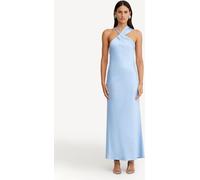 Significant Other Significant Other Aqua Blue Lucile Draped Maxi Dress Aqua Blue 38