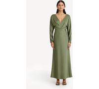 Significant Other Significant Other Dark Sage Green Lucile Long Sleeve Maxi Dress Dark Sage Green 16