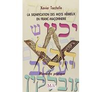 Signification des mots hébreux en franc-maçonnerie: Mémento pratique