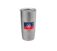 Signification du drapeau juin Gobelet isotherme en acier inoxydable double paroi