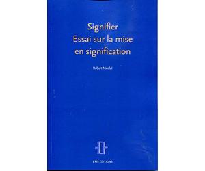 Signifier : essai sur la mise en signification : Parcours dans l'espace