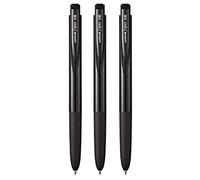 signo Lot de 3 stylos à bille UNI Knock RT1 UMN-155 0,38 mm (Noir)