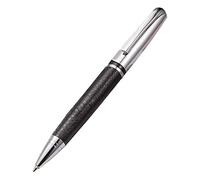 Signo Stylo à bille rotatif en métal et cuir noir 0,5 mm