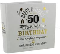Signography Album photo d'anniversaire 4 x6 - 50ème WD701 (Taille unique) (Blanc)