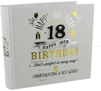 Signography Album photo d'anniversaire 4x6 - 18e WD697 (Taille unique) (Blanc)