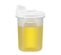 SIGNORA WARE Distributeur d'huile et de vinaigre - Bouteilles de sauce de 15 oz pour vinaigre balsamique, sauce soja - Bouteilles de vinaigrette avec bec verseur facile - Récipients hermétiques et