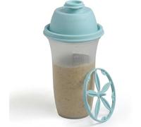 SIGNORA WARE Shaker Protéiné de 500ml, pour Boisson Protéinée, Compléments Alimentaires En Poudre, Protéines de Musculation, Vinaigrettes, Gourdes de Sport Sans BPA