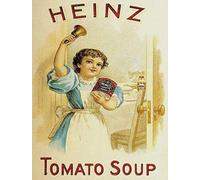 SIGNS 2 ALL S1363 Petite Heinz Soupe de tomates en métal Panneau Mural publicitaire rétro Art