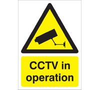Signs & Labels FGN00751R &Panneau CCTV en opération