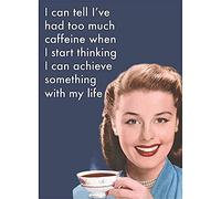 signs-unique I Can Tell I've Had Too Much Caffeine. Aimant de réfrigérateur (HB)