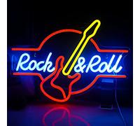 SIGNSHIP guitare rock néon logo USB alimenté néon lettres pour mur salle décoration chambre salle de concert bar club fête mariage décoration cadeau d'anniversaire