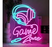 SIGNSHIP Headset Game Neon Led, écouteur Jeu Enseigne au Neon Cool Alimentée par USB Art Décoration Murale, Néon Led pour Salle de Jeux,Bar,Pub,Club,Soirées Musicale,Garçons Cadeau