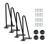 Signstek Pieds de Table métal 30cm/12’’ pour Petite Table Basse, Armoire, casier IKEA - Pied de Table, Pied de Bureau, Pied Table Basse, Pieds de Table, Pied de Table Metal